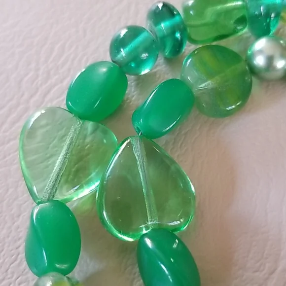 Vintage Glass Bead and Faux Pearl Beaded Necklace - Picture 10 of 16